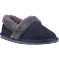 Hush Puppies Ariel Damen Hausschuhe aus Wildleder in Marineblau