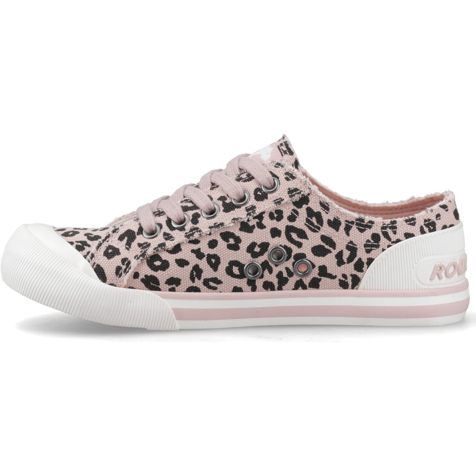 Rocket Dog Jazzin Leon Baumwolle Damen Hellrosa Turnschuhe