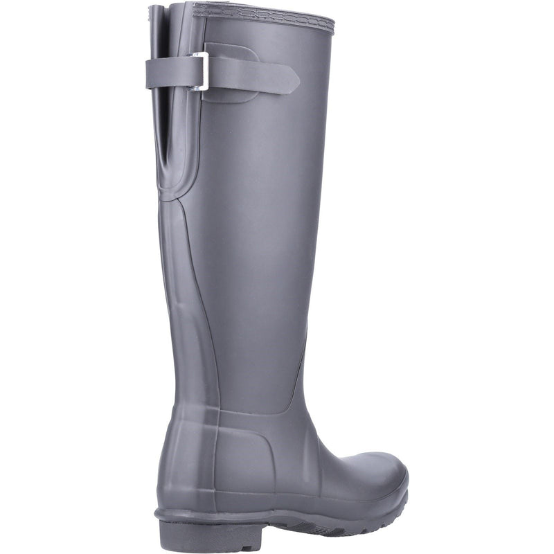 Hunter Original Tall Back Adjustable Gummistiefel Für Damen In Schwarz