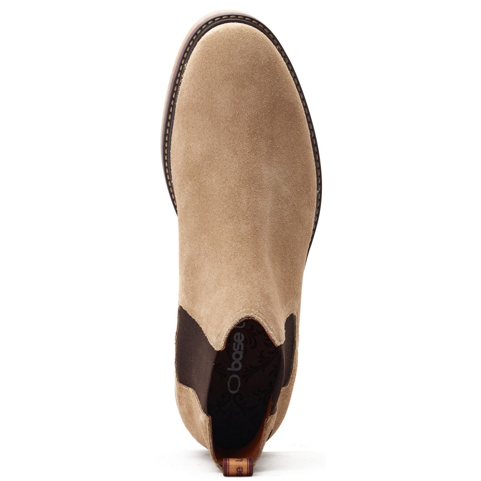 Base London Hooper Leder Herren Sandbeige Stiefel