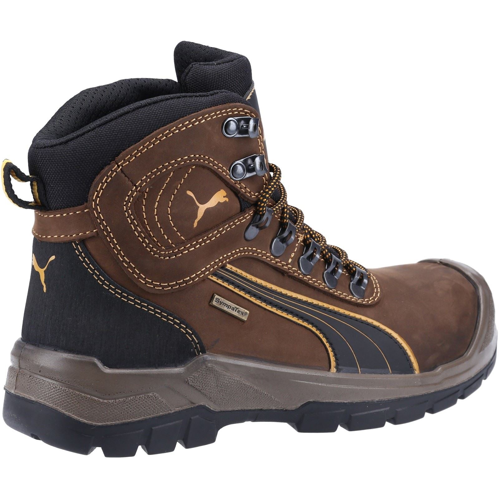 Puma Safety Sierra Nervada Mid Leder Braun Sicherheitsstiefel