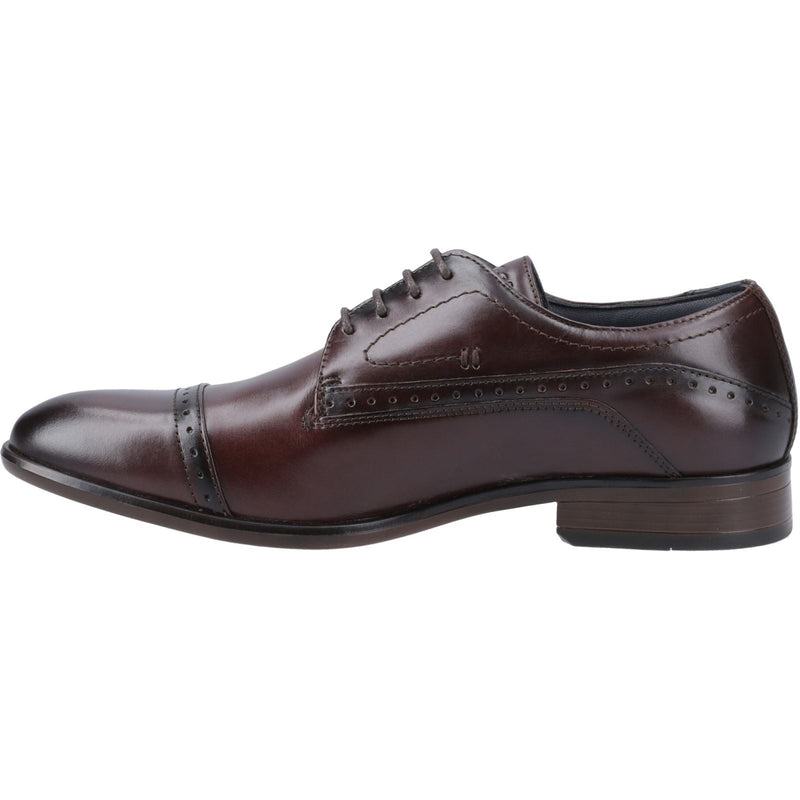 Pod Ralph Leder Herren Kastanienbraune Oxford-Schuhe