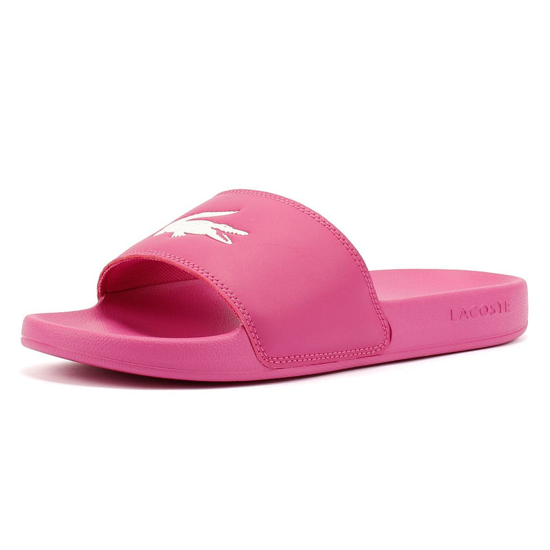 Lacoste Serve Slide 0.0 Damen-Pink-Schlappen