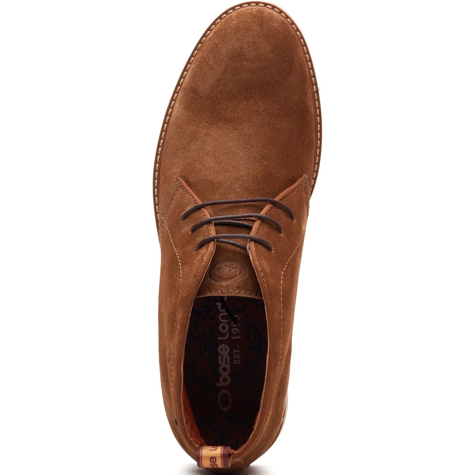 Base London Carlton Chukka Leder Herren Ingwer Stiefel