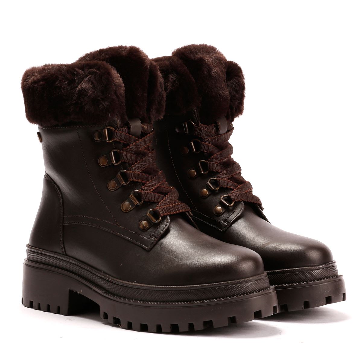 Osprey London The Budapest Leder Damen Braune Stiefel