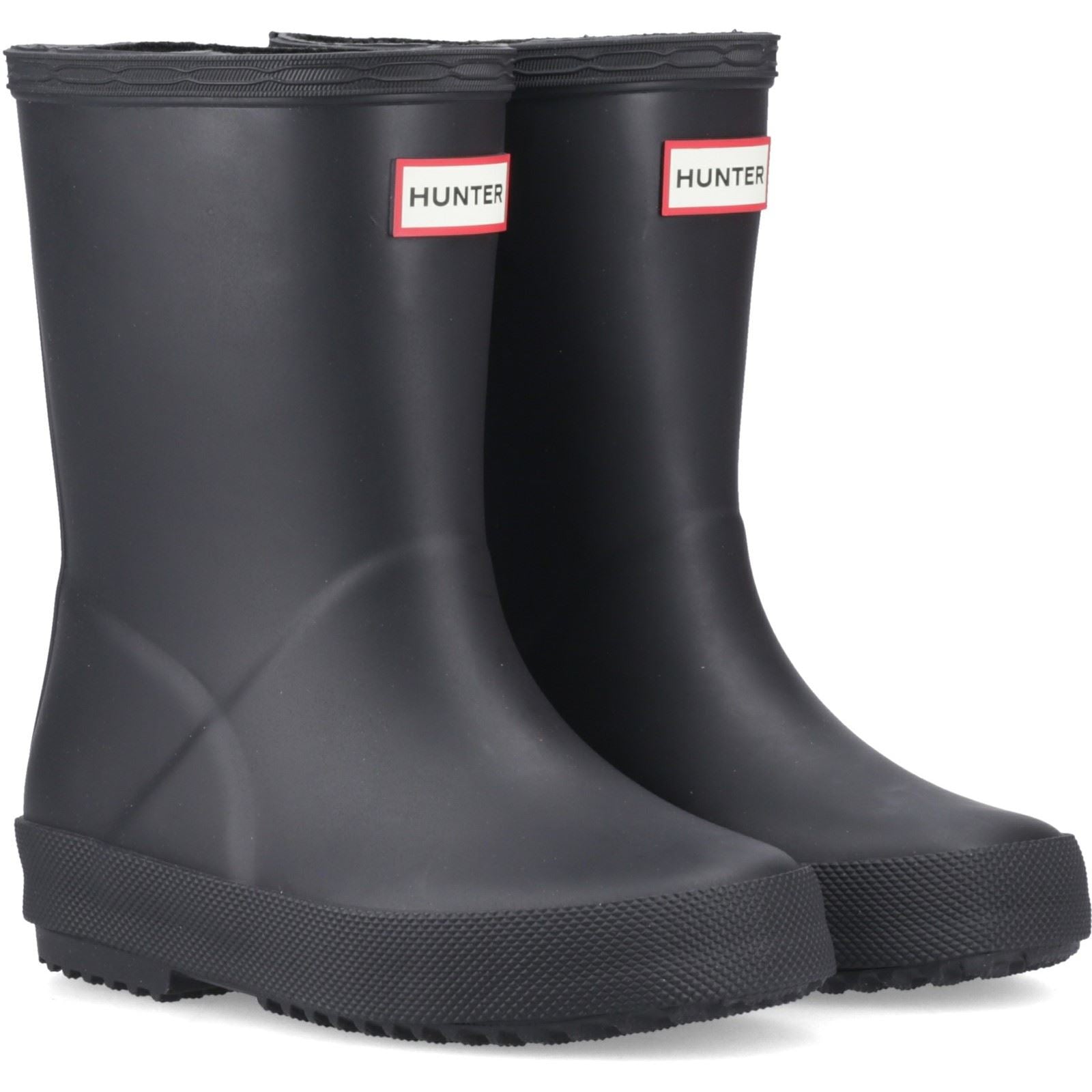 Hunter Kids First (Matte) Gummistiefel Für Unisex Kinder In Schwarz