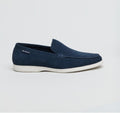 Ben Sherman Amarillo Herren Wildleder Mokassins In Blau