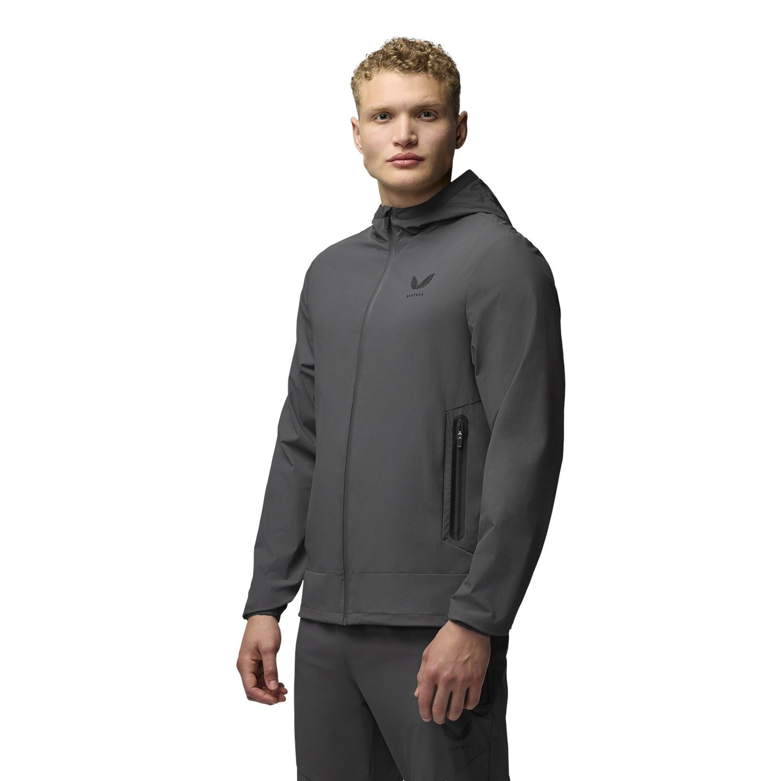 Castore Lightweight Flex Jacket Herren Graue Trainingsjacken