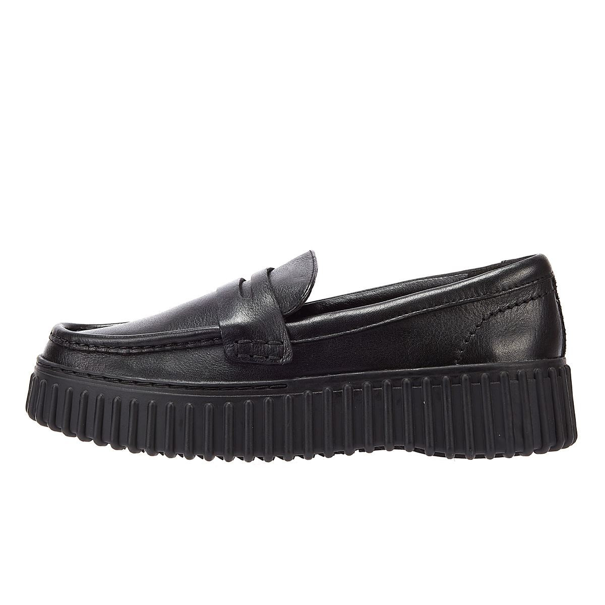 Clarks Main Torhill Penny Leder Damenschuhe In Schwarz Für Optimalen Komfort