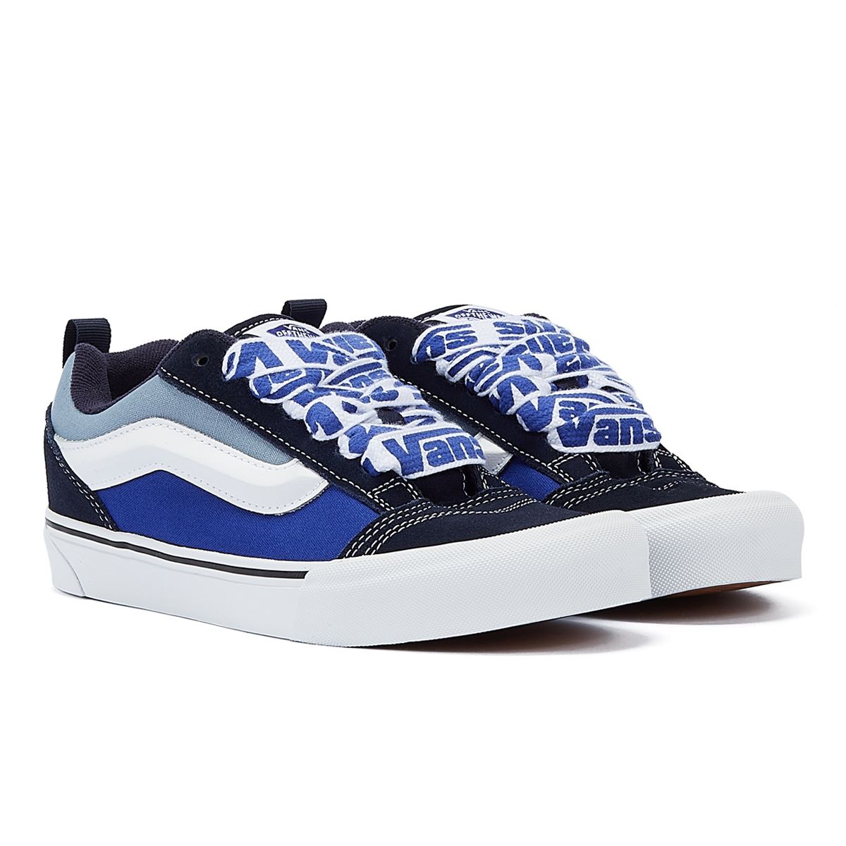 Vans Knu Skool Blaue/Weiße Turnschuhe