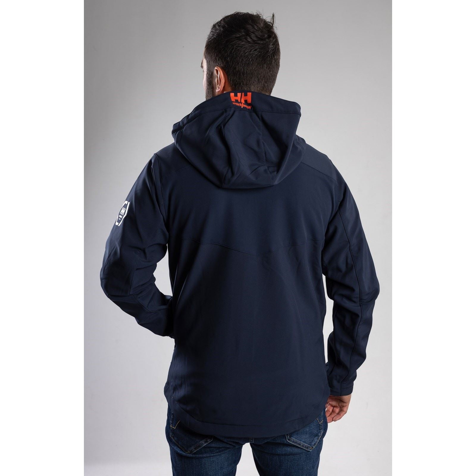 Helly Hansen Workwear Chelsea Evolution Softs Polyester Unisex Erwachsenen Blauer Kapuzenpullover