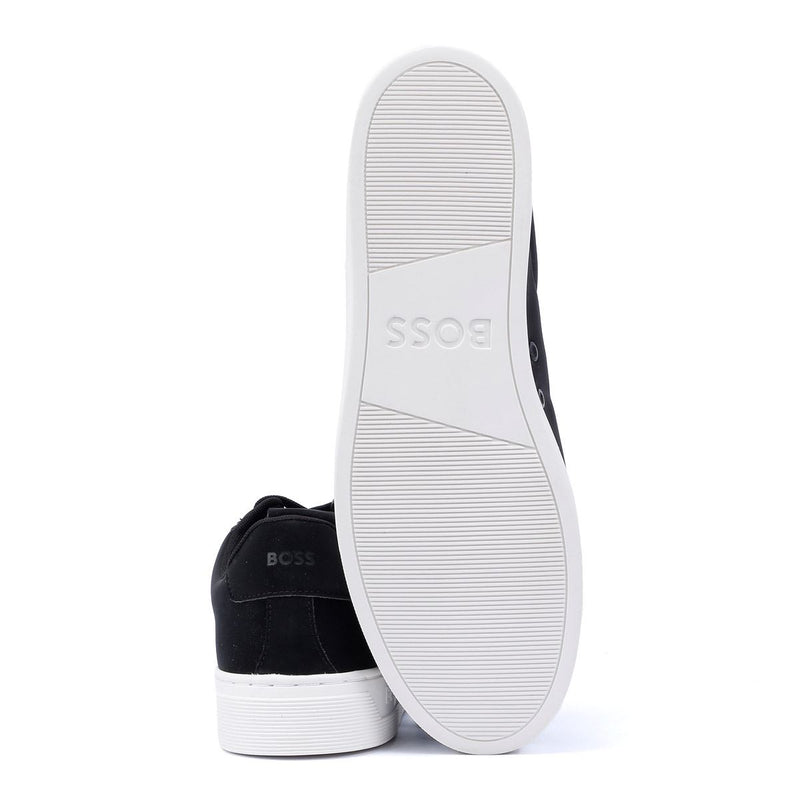 Boss Rhys Tennis Herren Schwarze Turnschuhe