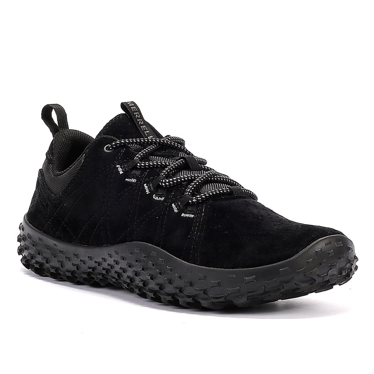 Merrell Wrapt Damen-Sneakers Aus Schwarzem Wildleder