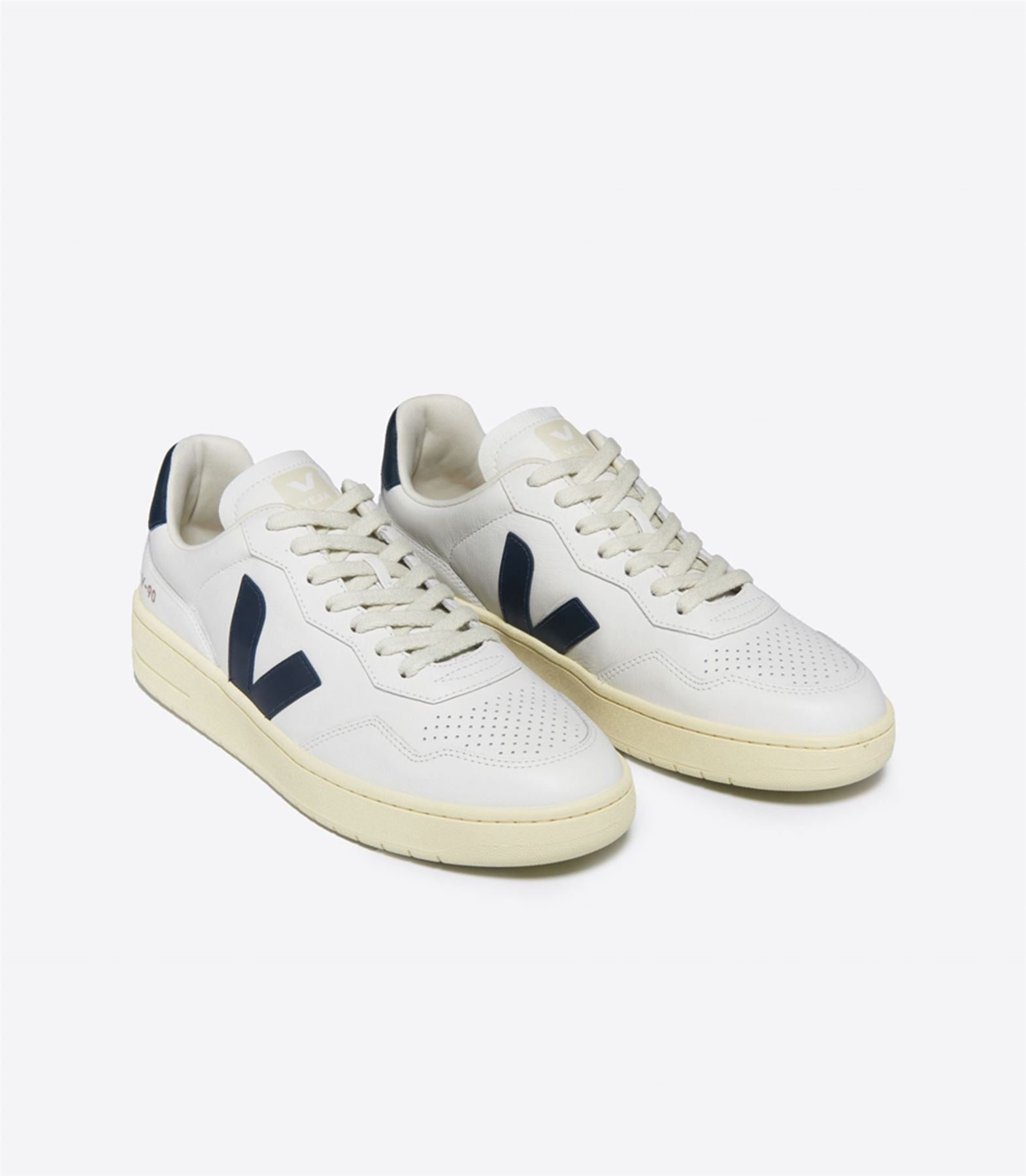 Veja V-90 Weiße Ledersneaker Für Herren