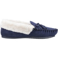 Hush Puppies Agnes Damen Hausschuhe aus Wildleder in Marineblau