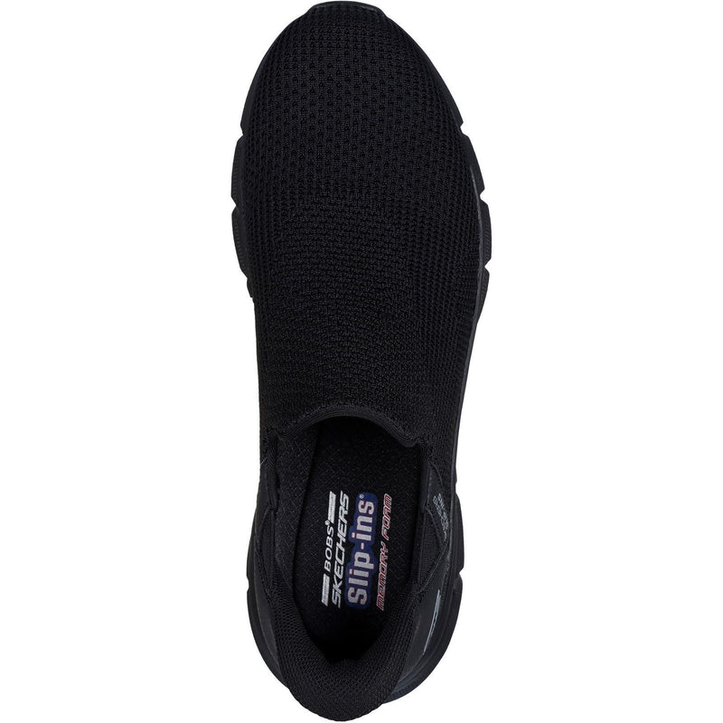 Skechers BOBS Sport B Flex Resilient Textile Herren Sneaker In Schwarz