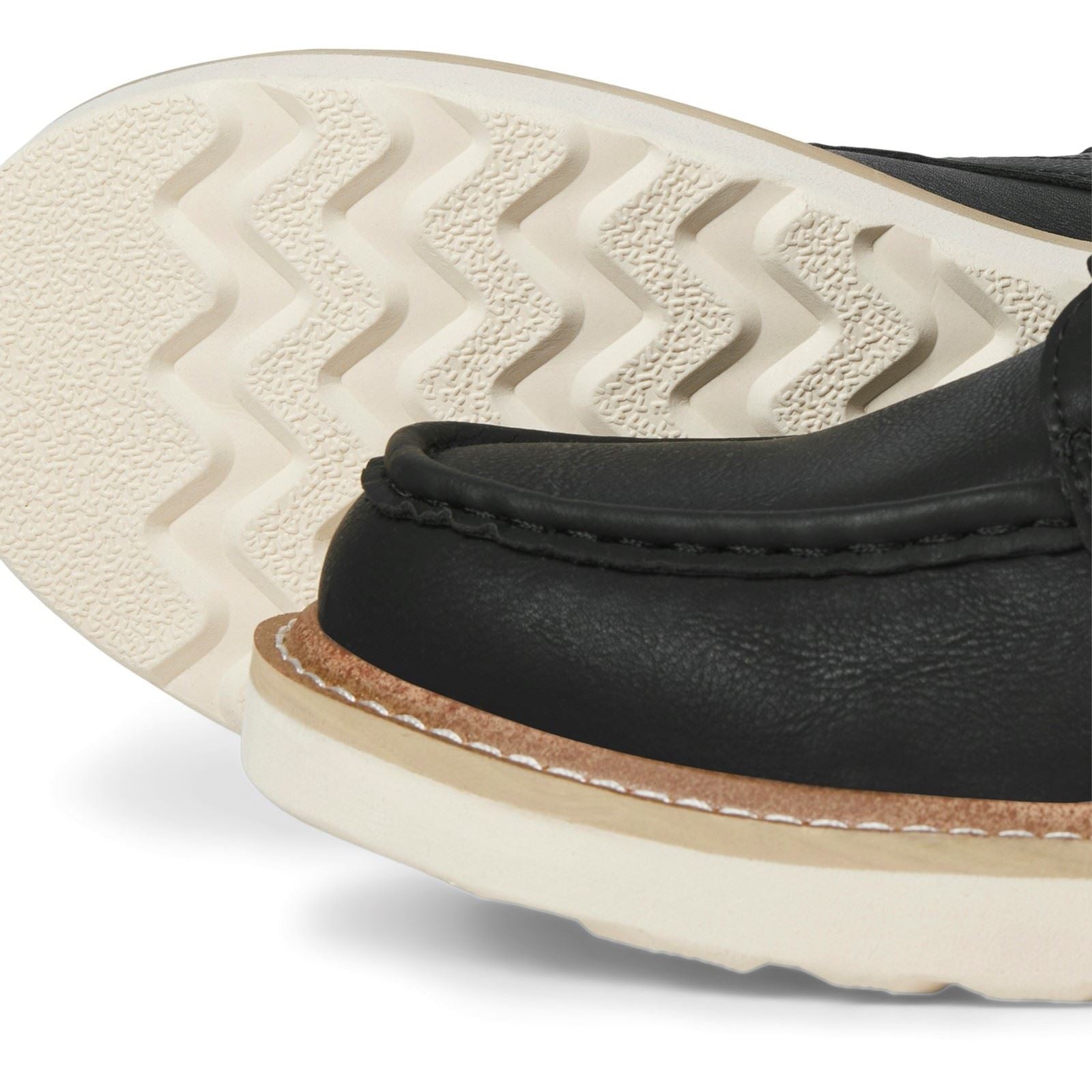 Jack & Jones Archway Moc Polyurethan Herren Antrazit Stiefeletten