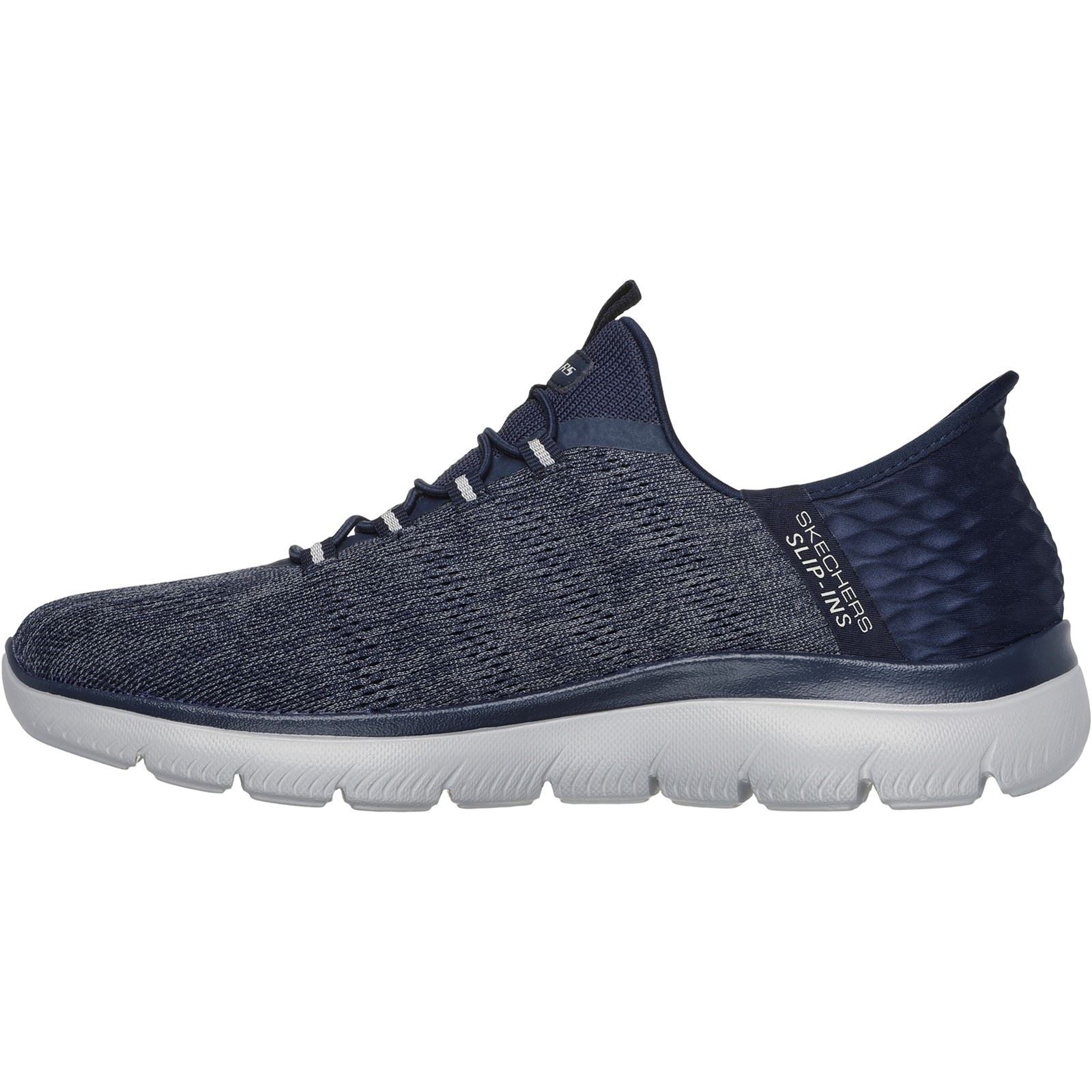 Skechers Summits Key Pace Textile Herren Navy Sneakers