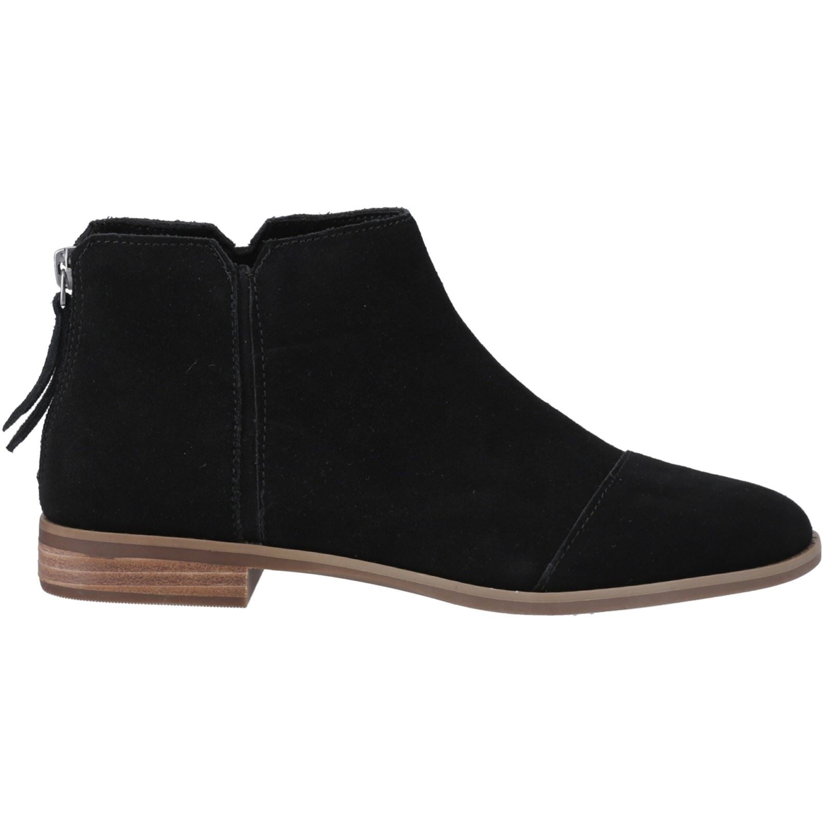 TOMS Rylie Leder Damen Schwarze Stiefel