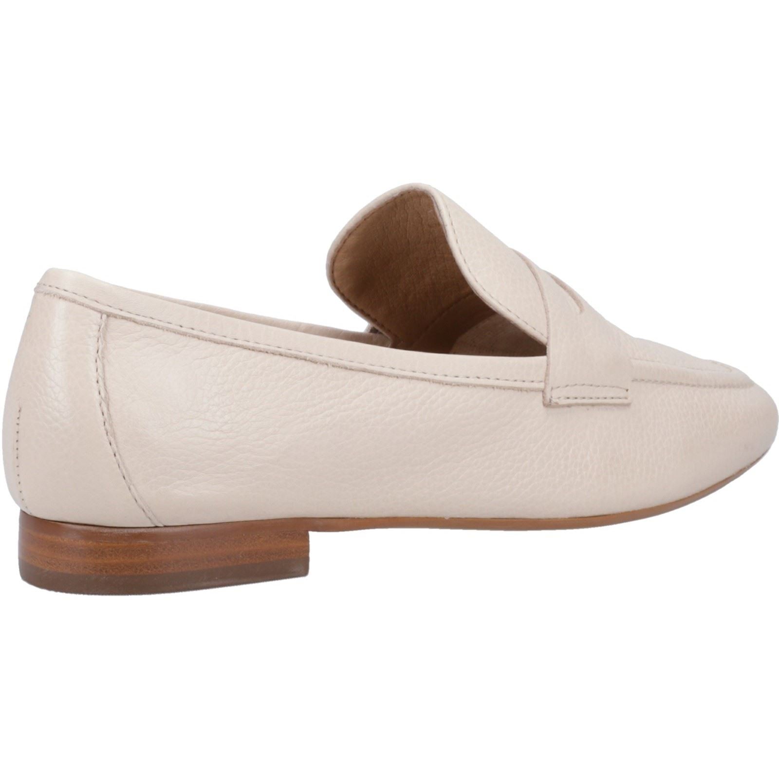 Dune Gianetta Leder Damen Ecru Slipper