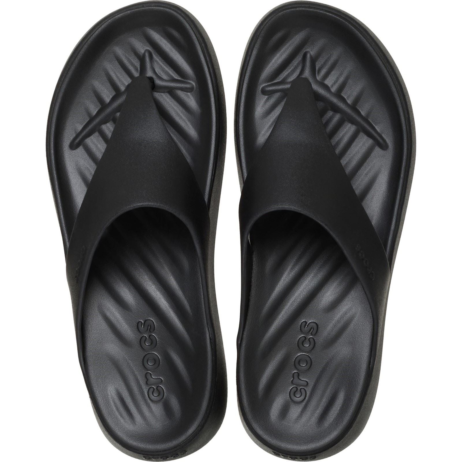 Crocs Getaway Triangle Eva Damen Schwarze Sandalen