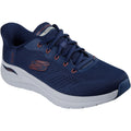 Skechers Arch Fit 2.0 Lestur Textile Herren Navy/rote Sneakers