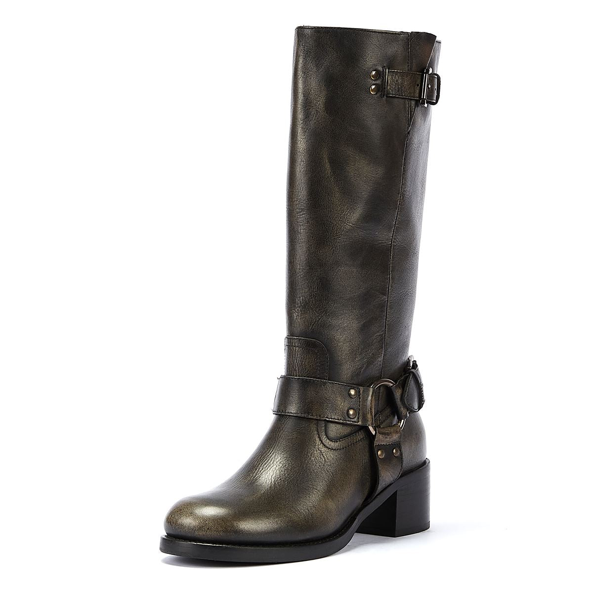 Bronx Neue Camperos Damenstiefel In Schwarz