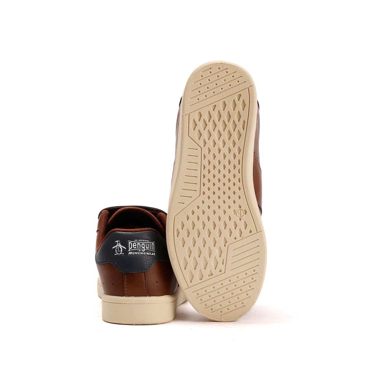 Penguin Junior Marble Braune Sneakers
