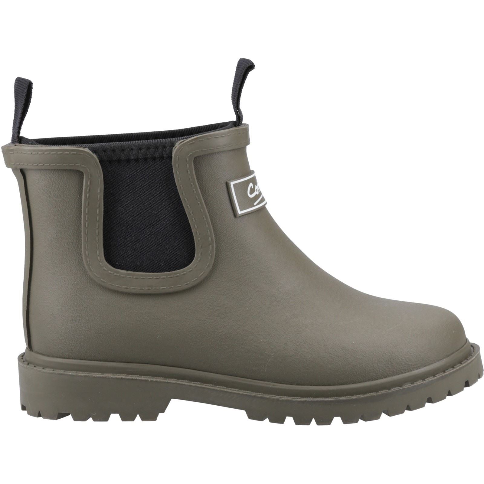 Cotswold Barton TPR+Neopren Unisex Kinder Khaki Gummistiefel