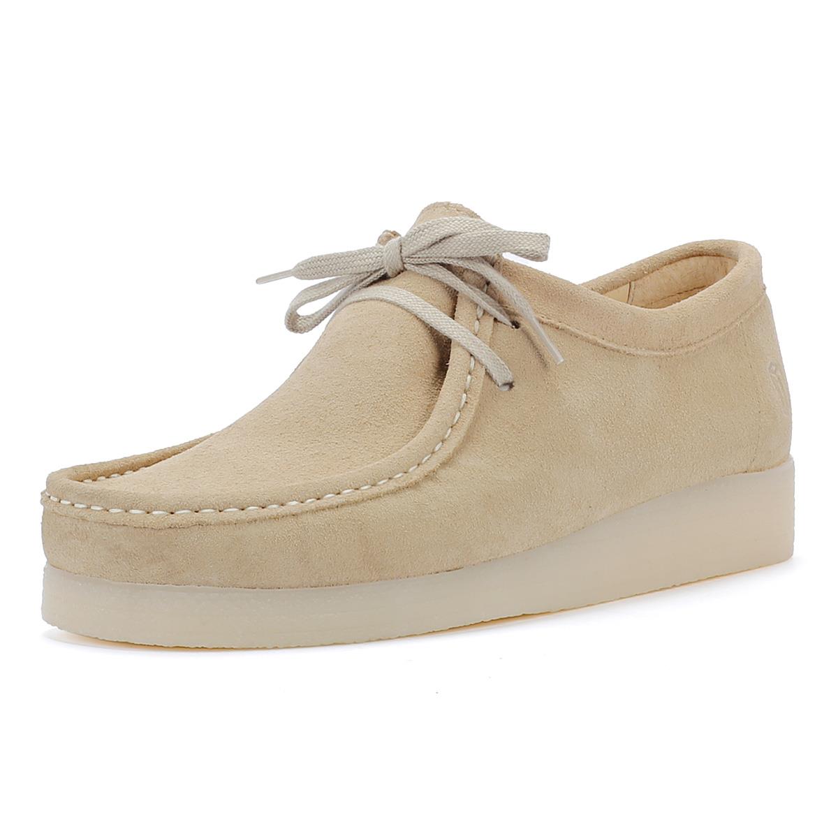 Tower London Apache Sand Veloursleder Schnürschuhe
