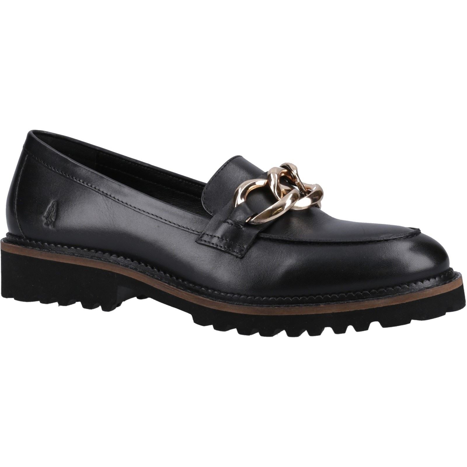 Hush Puppies Gianna Damen Schwarze Farbe Lederloafer
