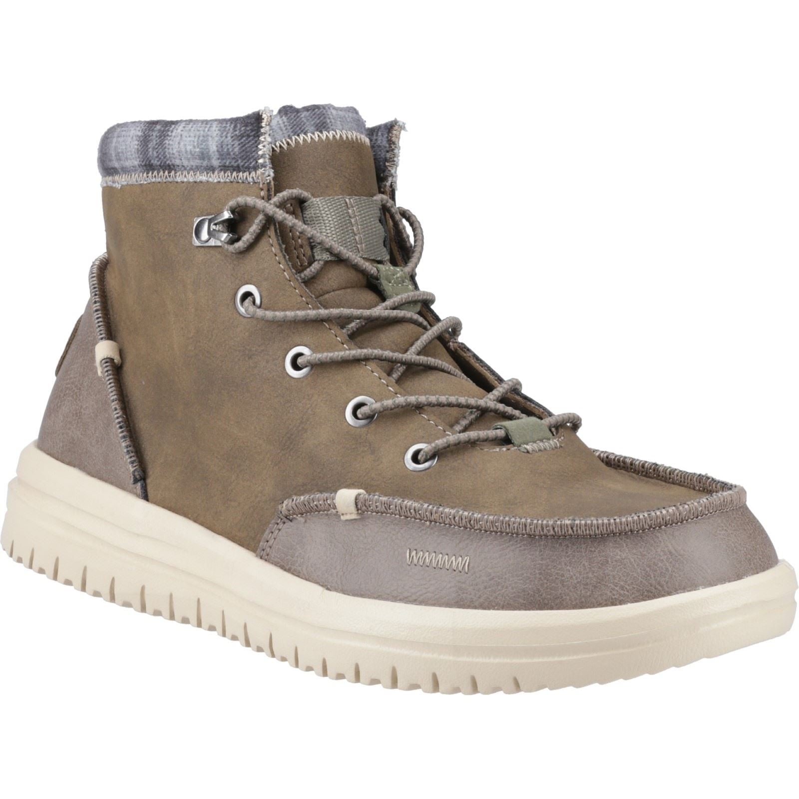 HEYDUDE Bradley Classic Leder Herren Walnuss Stiefel