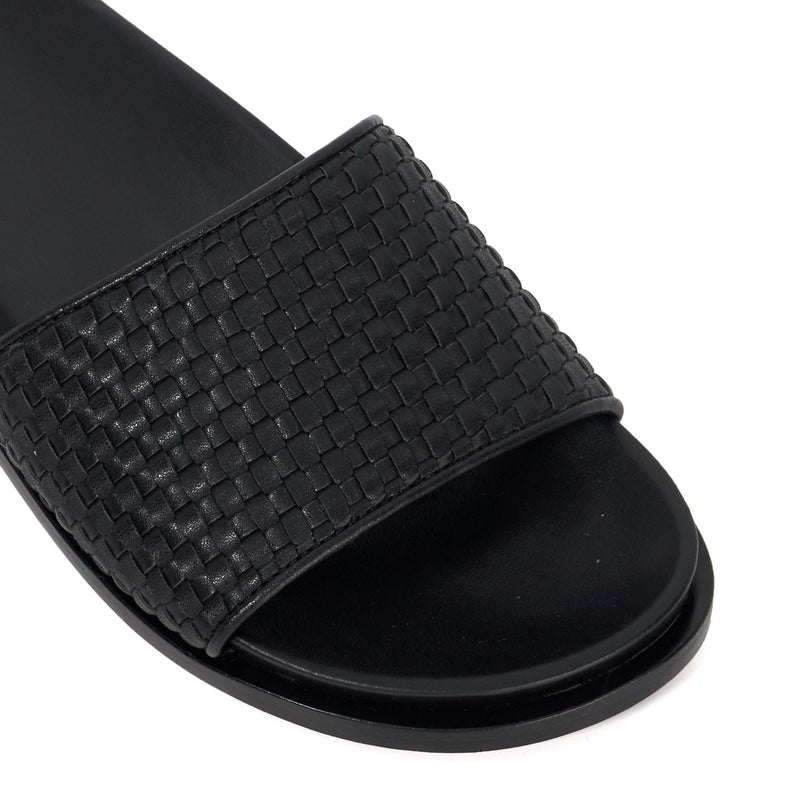 Dune Lilas Damen Schwarze Farbe Sandalen