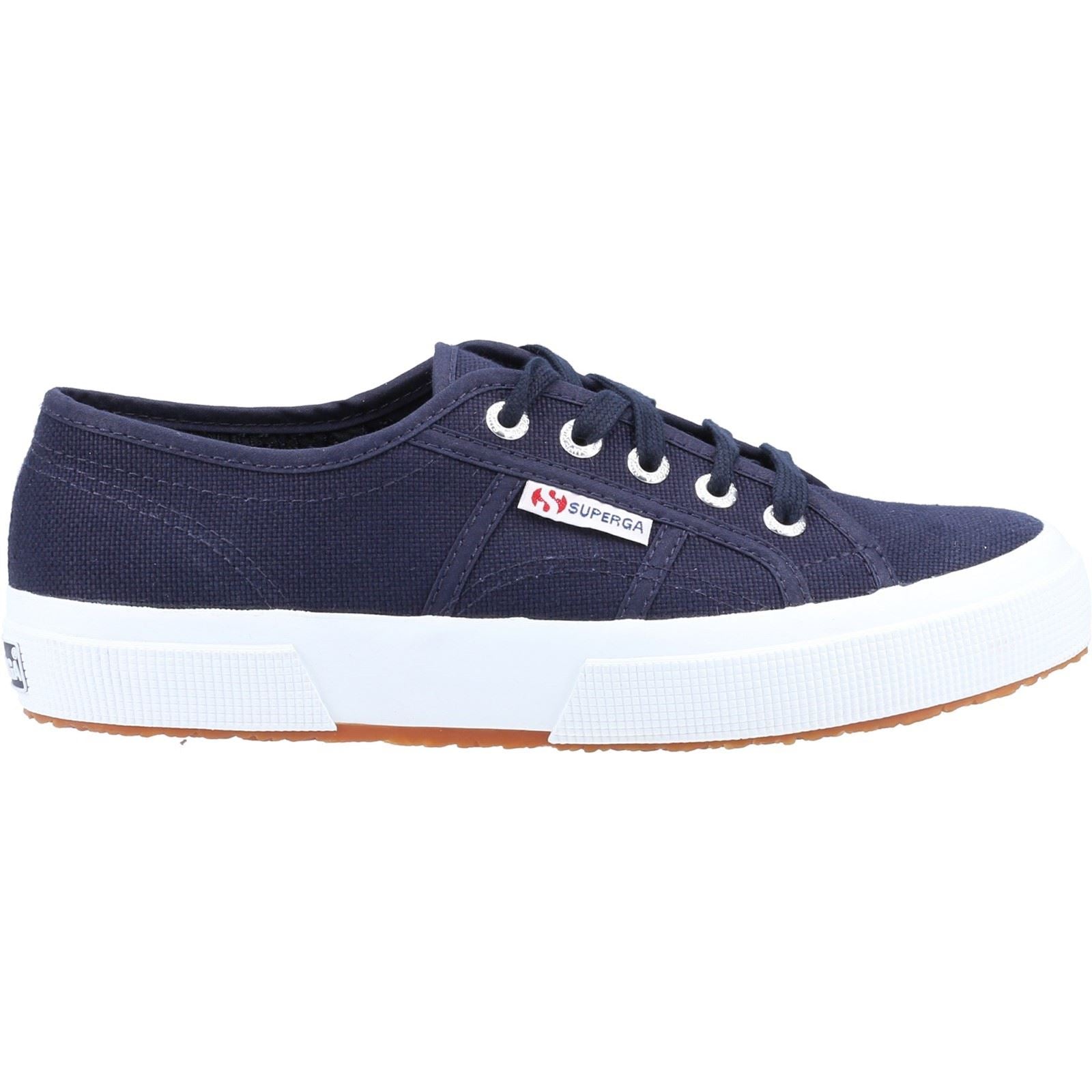 Superga 2750 Cotu Classic 100% Baumwolle Herren Sneaker In Marineblau/Weiß