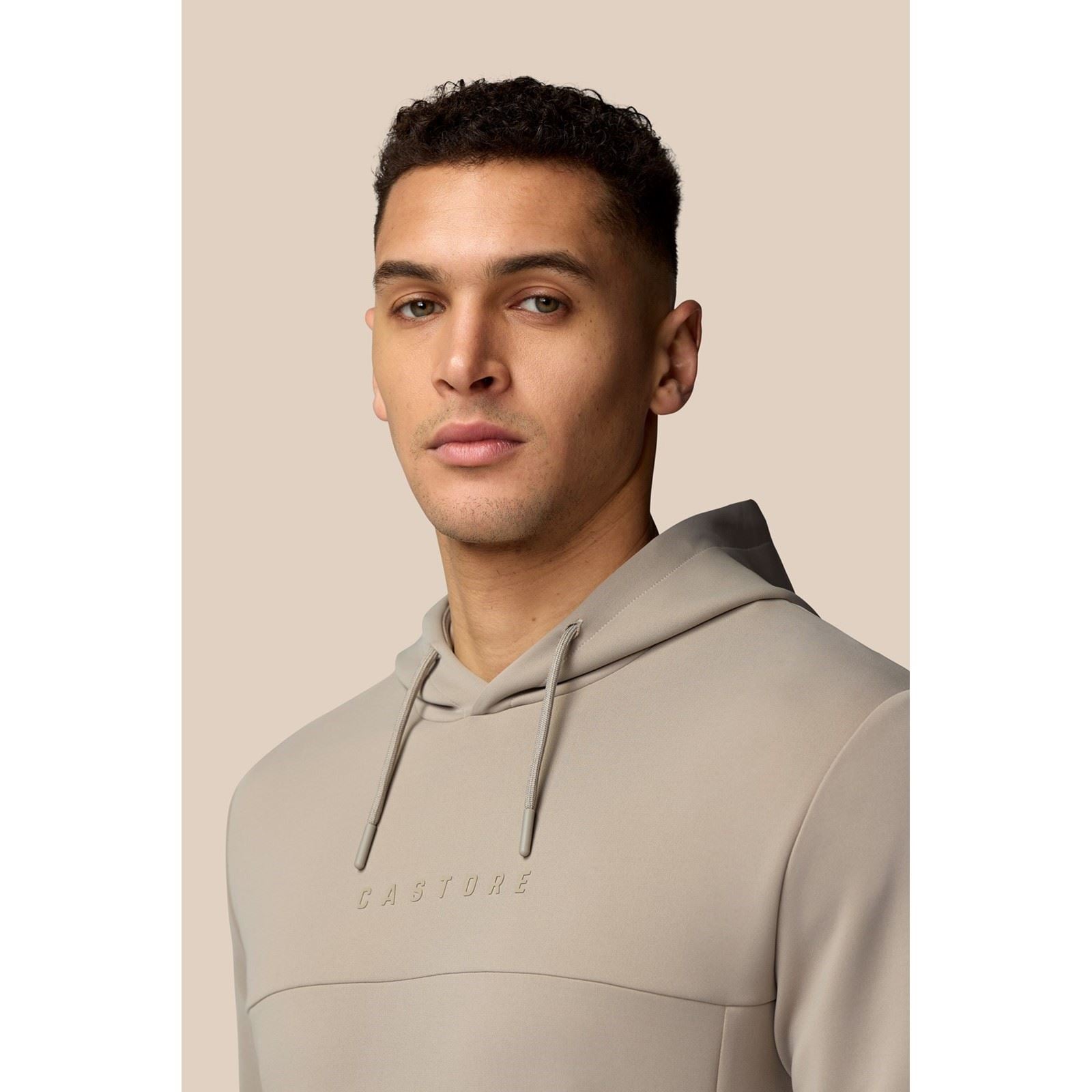 Castore Scuba Hoody Polyester Herren Brauner Kapuzenpullover
