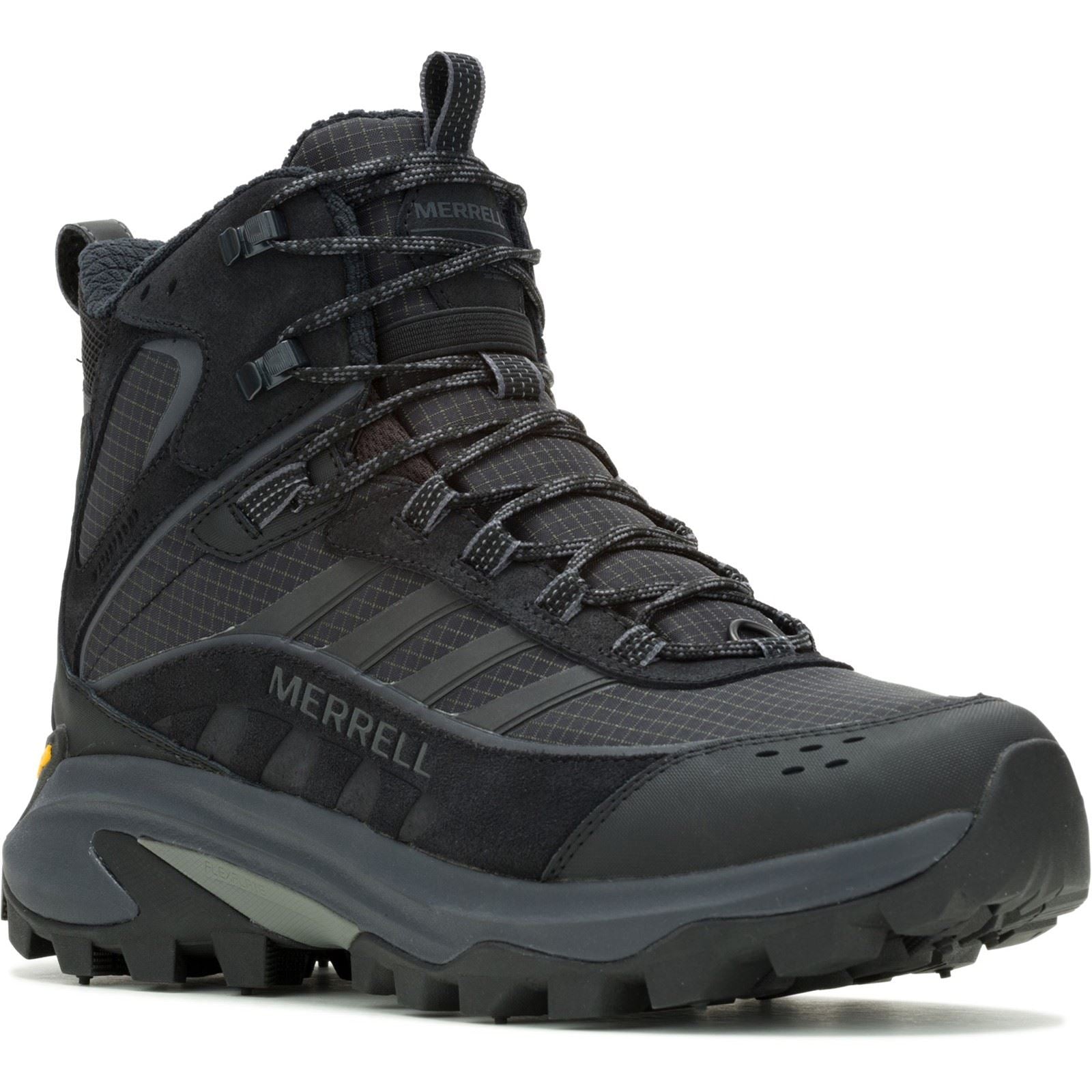 Merrell Moab Speed 2 Thermo Mid Wildleder Herren Wanderschuhe Triple Black