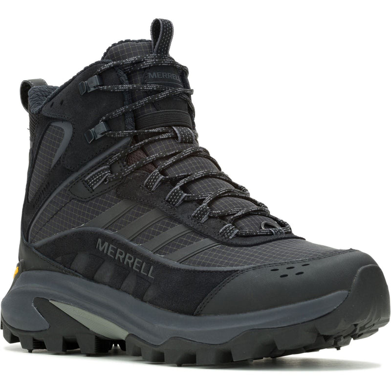 Merrell Moab Speed 2 Thermo Mid Wildleder Herren Wanderschuhe Triple Black