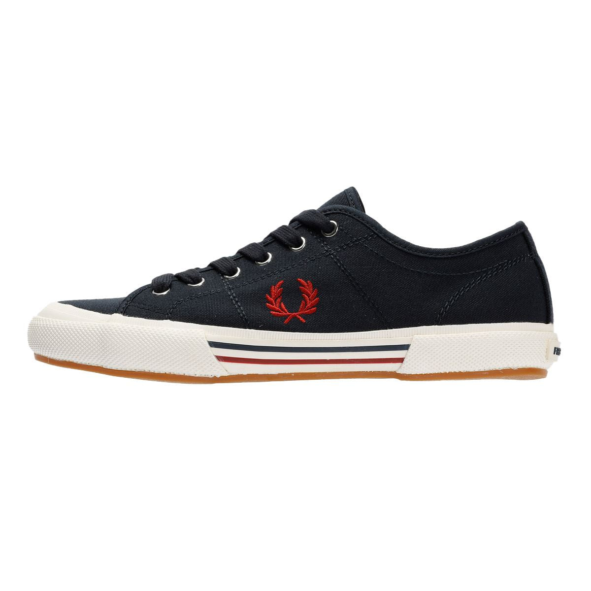 Fred Perry B708 Vintage Tennis Leinen Herren Blau Turnschuhe