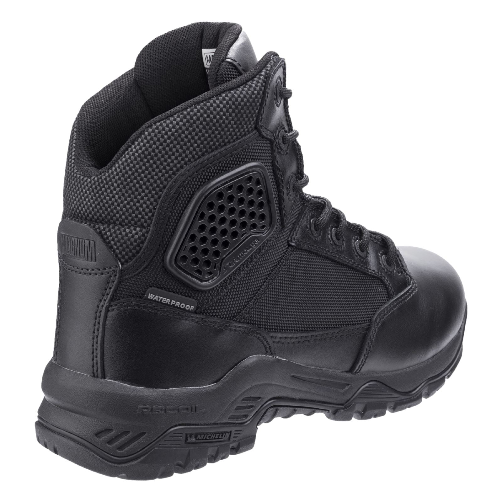 Magnum Strike Force 6.0 Wp Leder Schwarze Sicherheitsschuhe