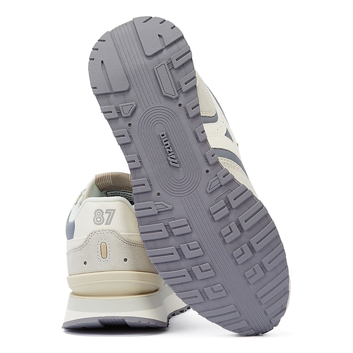 Mizuno MIZUNO RB87 Grau-Violette Wildleder-Sneakers