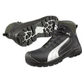 Puma Safety Cascades Mid Leder Schwarz Sicherheitsschuhe