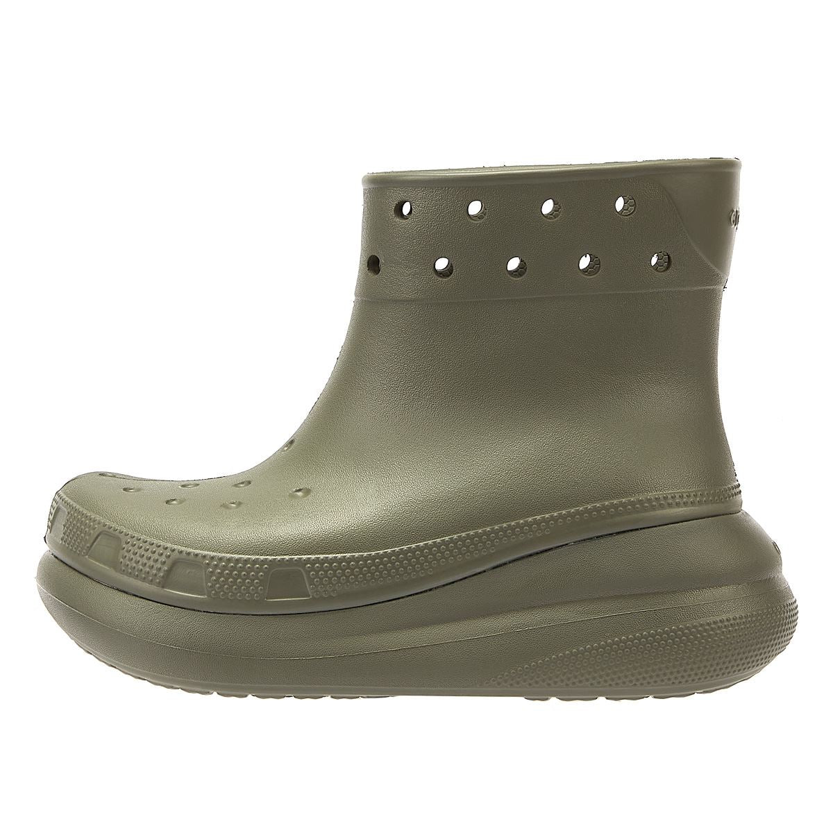 Crocs Klassische Crush-Stiefel Für Damen, Olivgrün