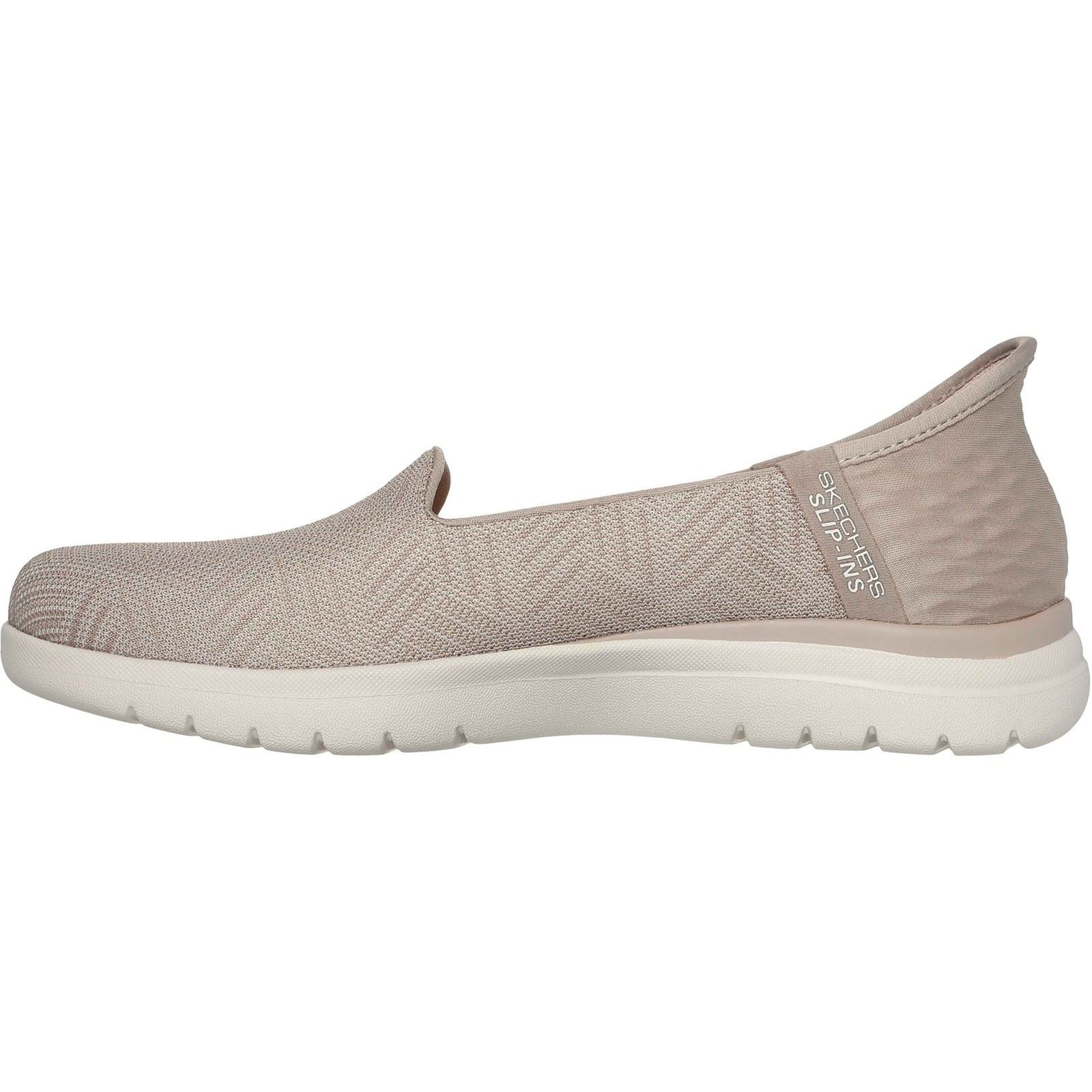 Skechers On-the-GO Flex - Clover Textile Damen Sneakers In Taupe