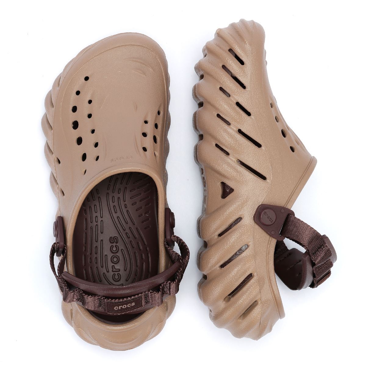 Crocs Echo Clogs Mit Latte-Muster