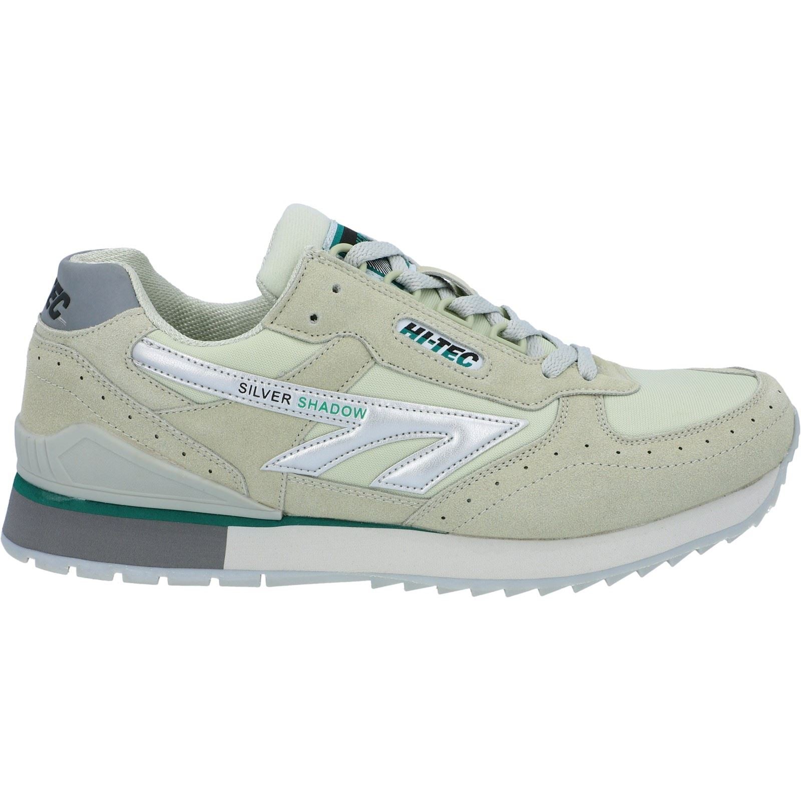 Hi-Tec Silver Shadow OG Pu Wildleder Herren Silber/Grau/Grün Sneaker