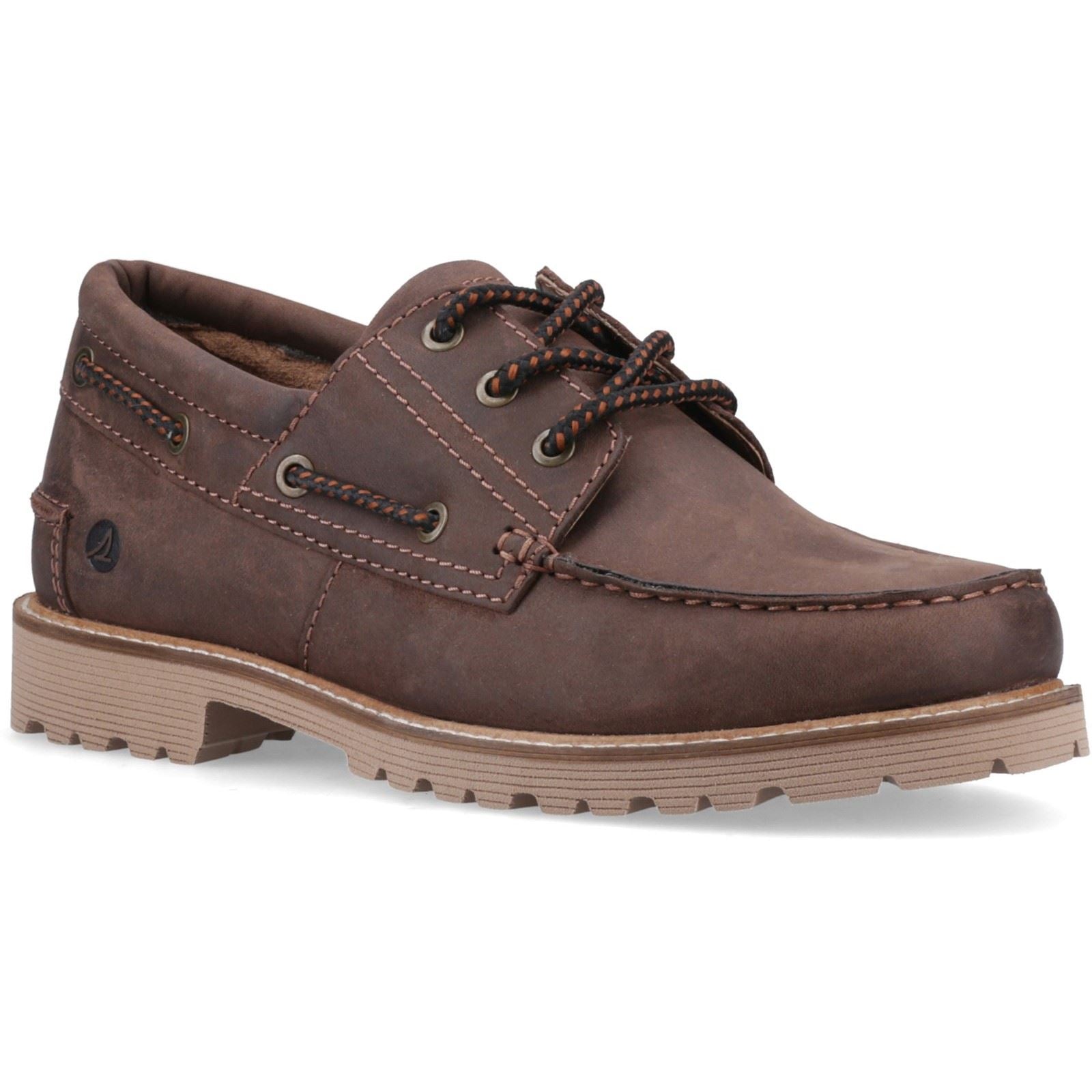 Sperry Houston Leder Herren braune Bootsschuhe