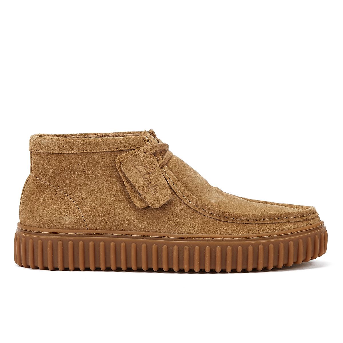 Clarks Main Torhill Hi Wildleder Herrenstiefel In Braun