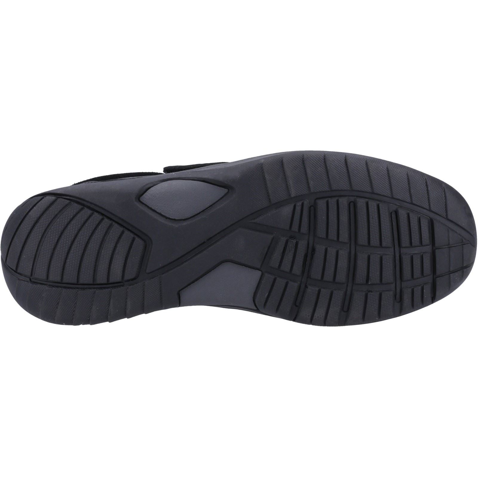 Hush Puppies Douglas Leder Herren Schwarz Mokassin Schuhe