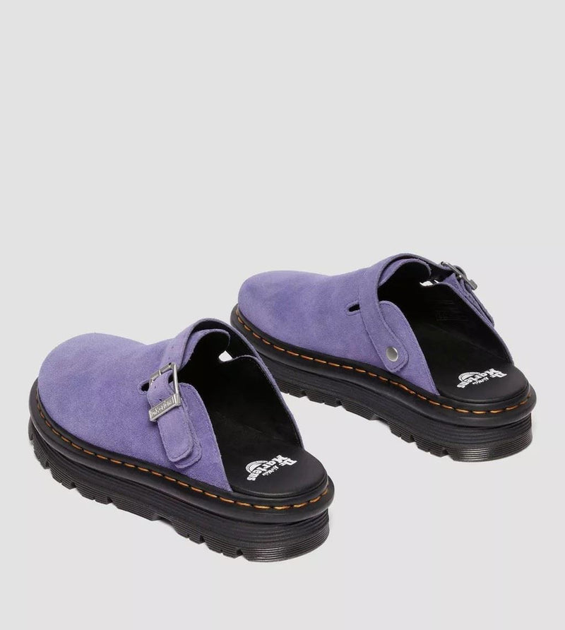Dr. Martens Zebzag EH Lila Wildleder Clogs