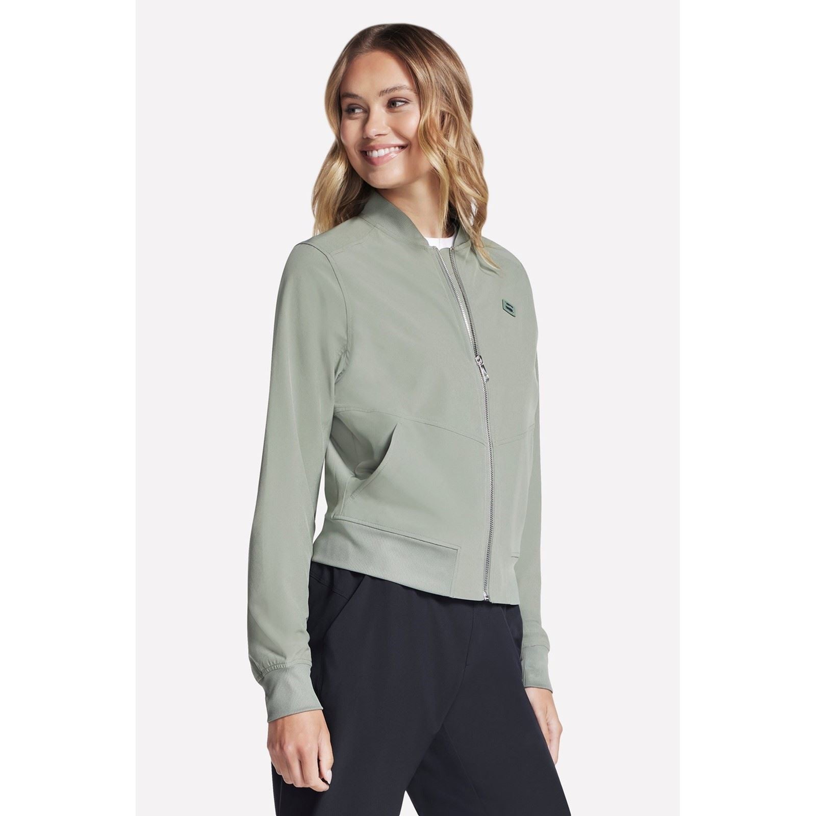 Skechers Performance Uptown Jacket Damen-Taupe-Jacke